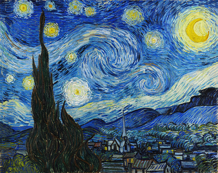 "Starry Night" Artist: Van Gogh | JadedGemShop Diamond Painting Kit