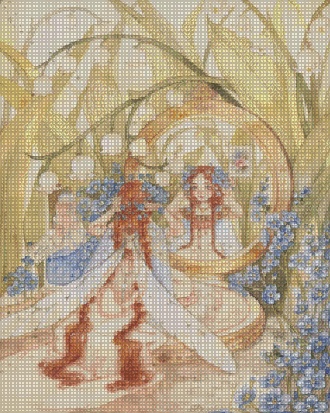 "Fairy Queen" Artist Karla Rodriguez @Dolleetoile  | JadedGemShop Diamond Painting Kit
