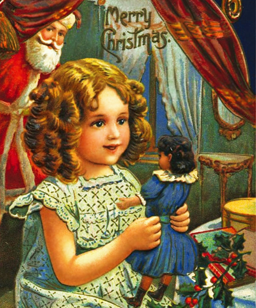 "What Did Santa Bring" Artist: Public Domain | JadedGemShop Diamond Painting Kit