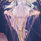 "Jellyfish" Artist: Toshia San | JadedGemShop Diamond Painting Kit