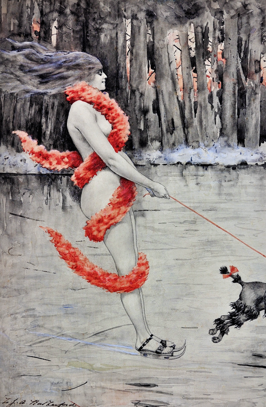 "The Lady Of The Lake" Artist: Oscar Wilson | JadedGemShop Diamond Painting Kit