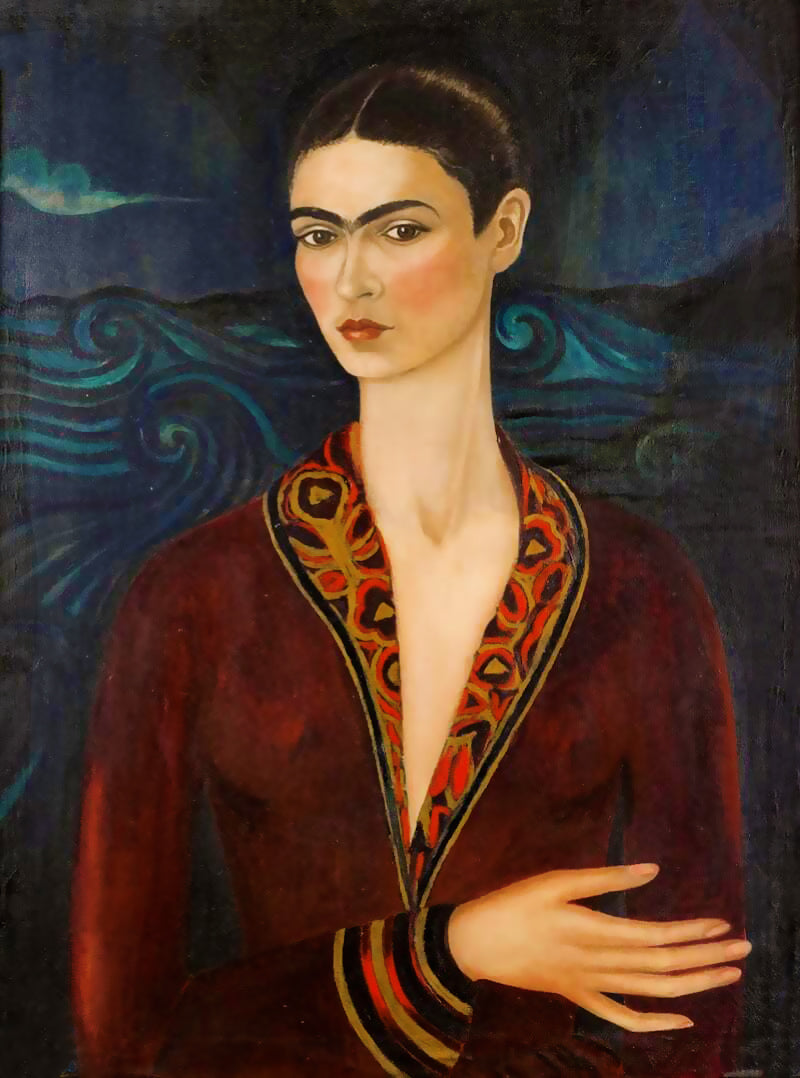 "In A Velvet Dress" Artist: Frida Kahlo | JadedGemShop Diamond Painting Kit